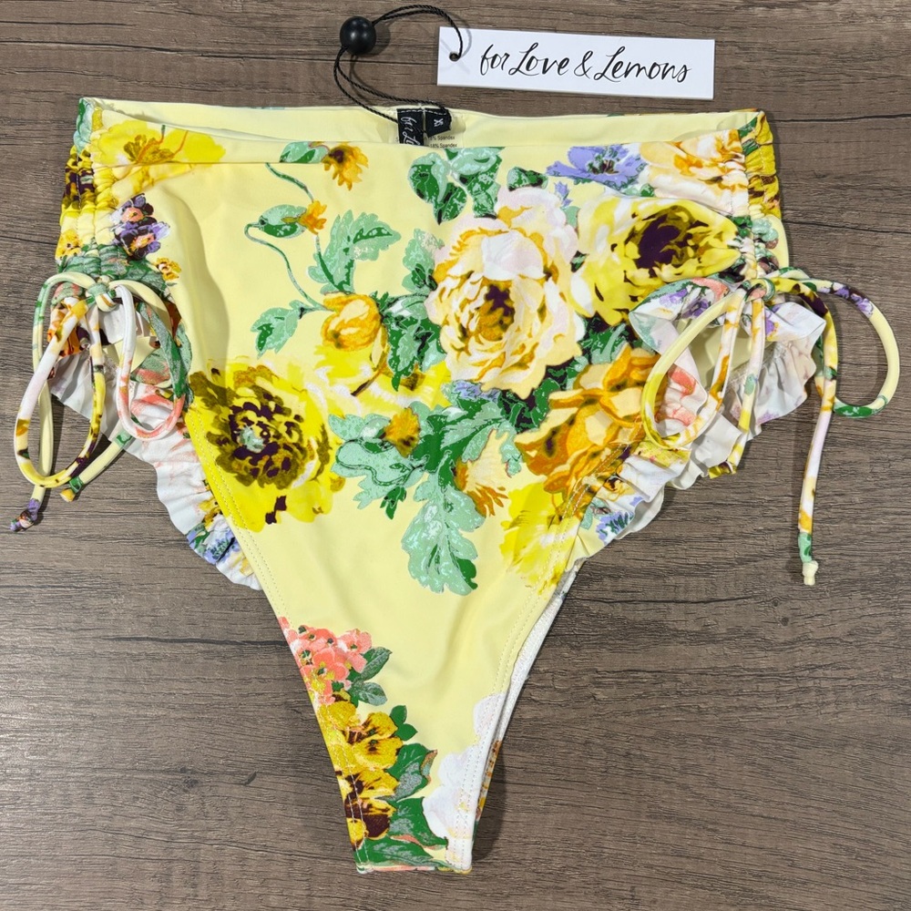 For Love & Lemons - NWT XS Spring Garden Bikini Bottom